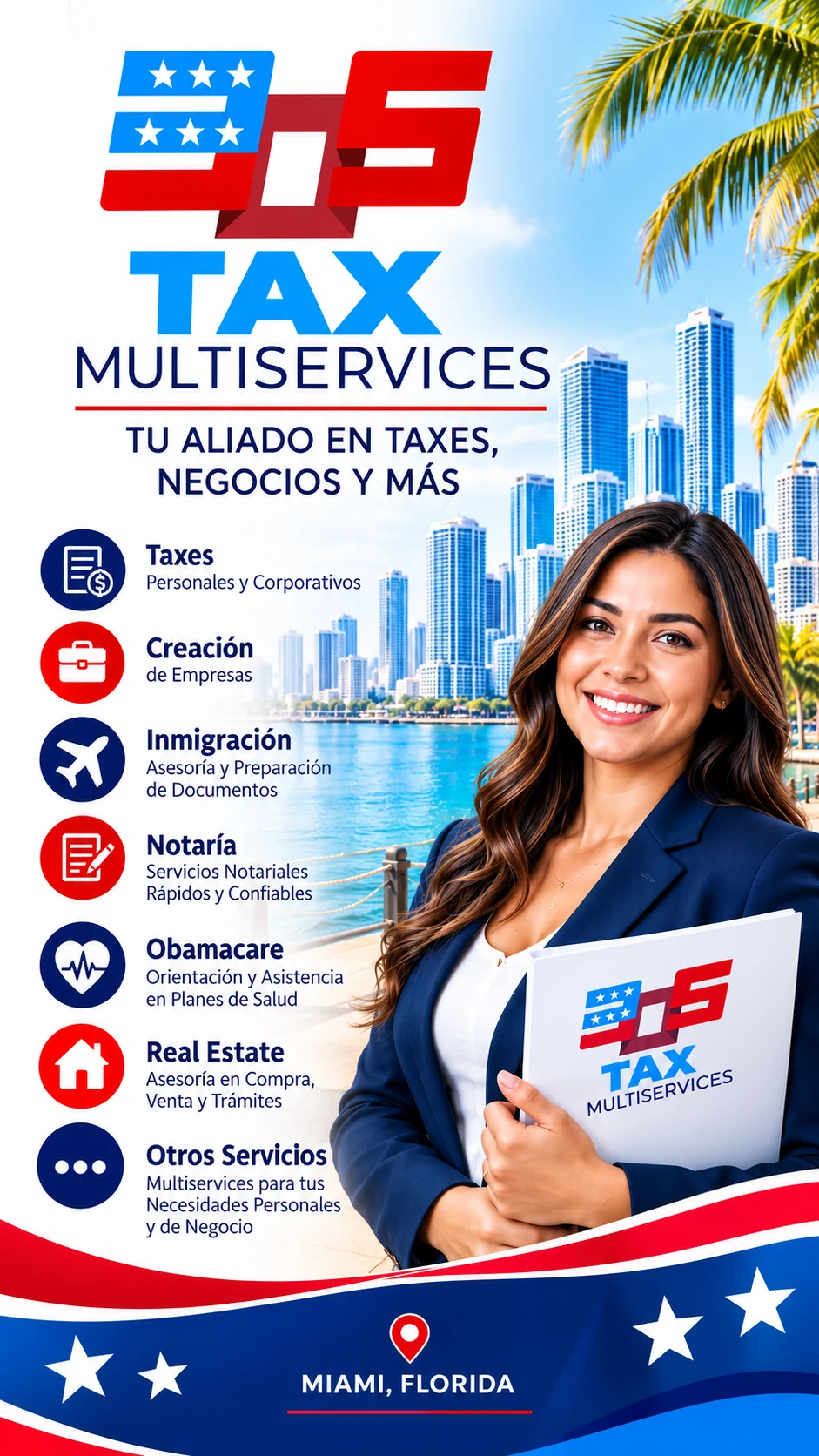 Flyer original de 305 Tax Multiservices