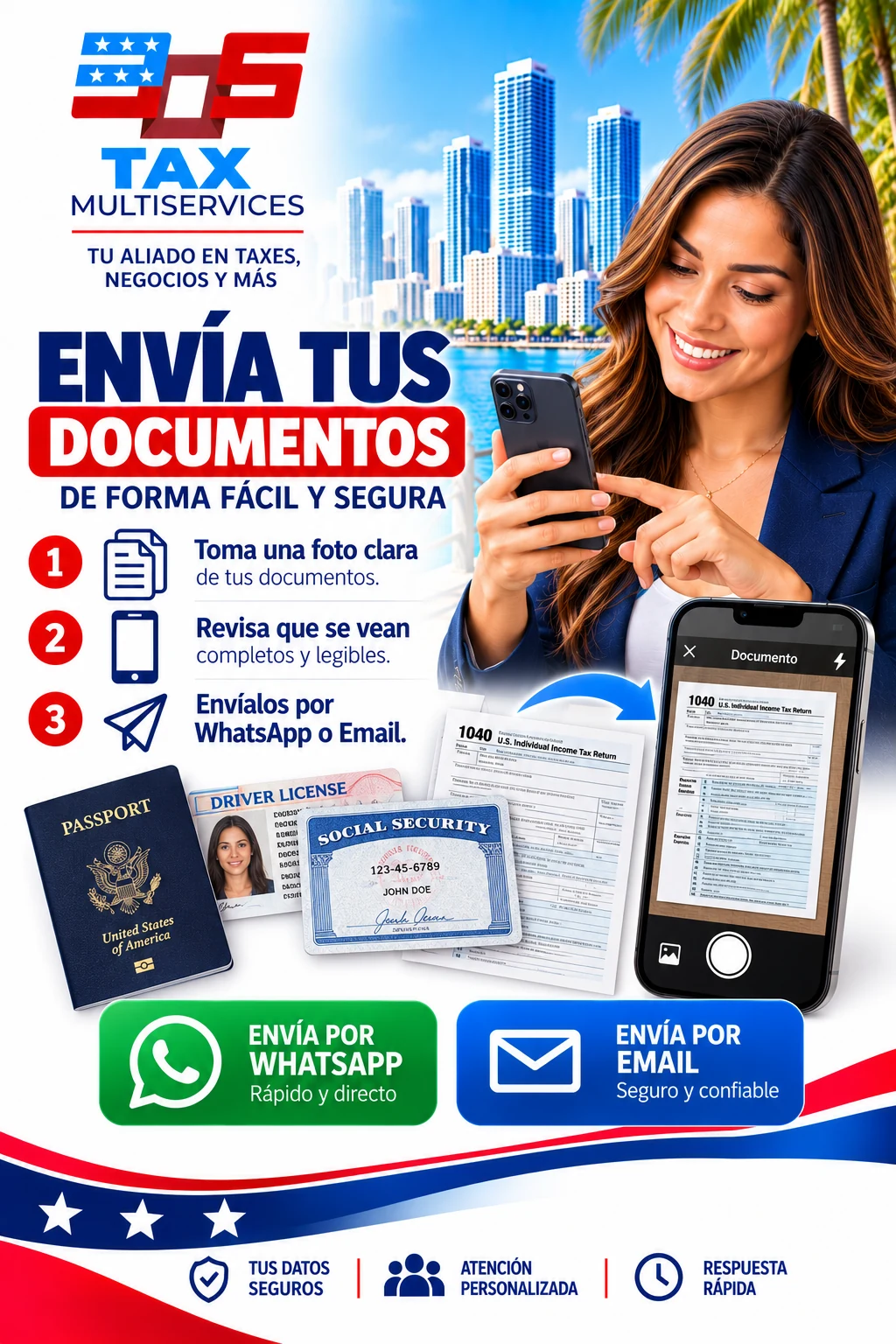Flyer original de Envío de Documentos