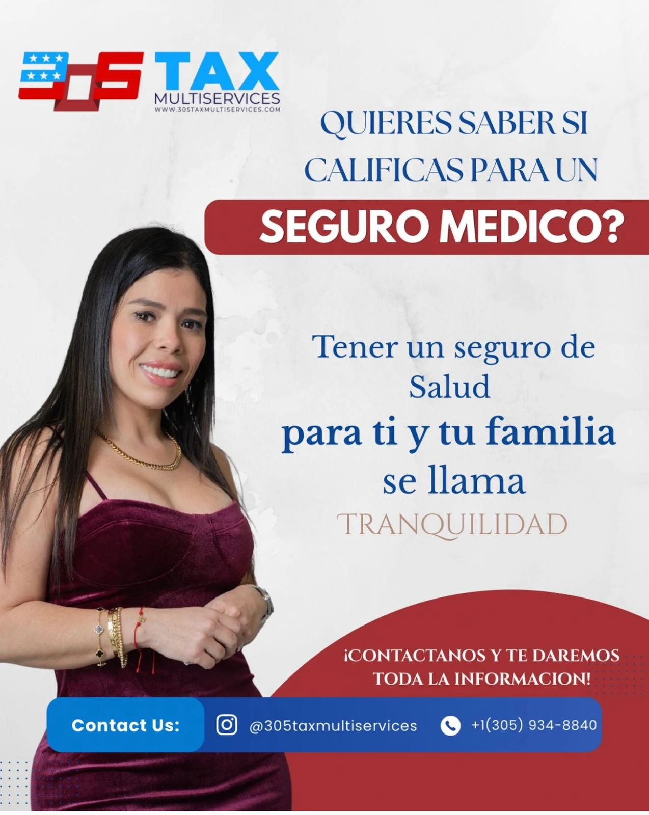 Flyer original de Seguro médico con Deliaris